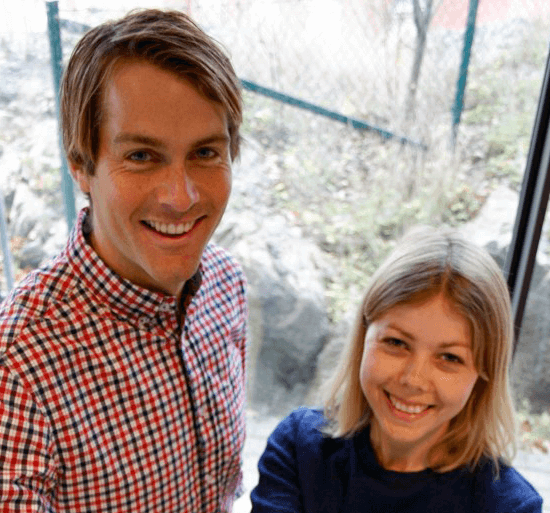 Jesper Hassel och Linnea Olsson, Mevia AB.